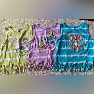 Toddler Girls Colorful Tank Tops